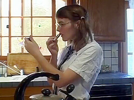 Young Brunette Gets Intimate and Wears the Aftermath Proudly